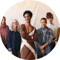 A group of women founders standing together